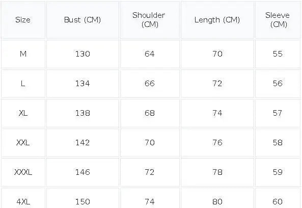 Japanese vintage polar fleece jacket size chart with bust, shoulder, length and sleeve (M-4XL) by Simples Market