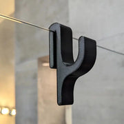 3D Shower Door Towel Hook For 8mm Glass Doors Ideal Bathroom Hanger For Towels Bathrobes Clothes And Laundry