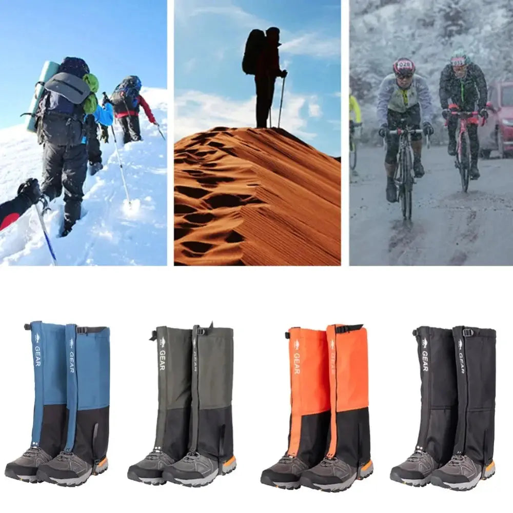 Outdoor Travel Leg Warmers Gaiters Waterproof 620D Nylon For Hiking Hunting Climbing Camping Snow Winter Foot Cover
