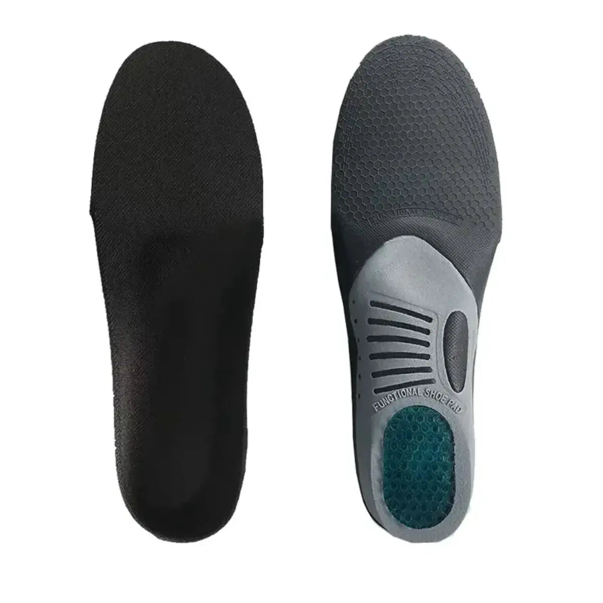 StrideSure Orthopedic Insoles For Flat Feet And Plantar Fasciitis With Breathable Bamboo Fiber And Shock Absorption
