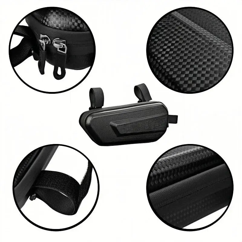 RiderGuard Universal Waterproof Motorcycle Side Bag Large Capacity Hard Shell Saddlebag For Bikes And Commuters