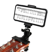 Miwayer Guitar Head Clip Phone Holder for Live Streaming Stand and Tripod Clip for Mobile Phones and Action Cameras