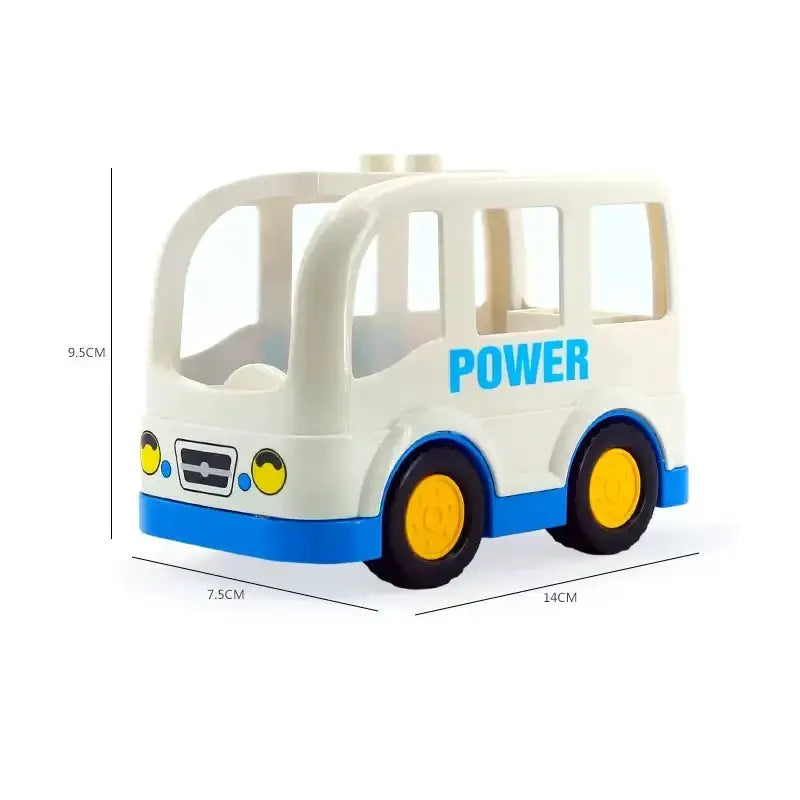 Big Building Blocks Accessories Compatible With Large Bricks Educational Toy Set For Kids Trucks Cars City Traffic