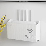 Wall Mounted Wireless Router Storage Box For Living Room And Bedroom Cable Management TV Set Top Box Organizer