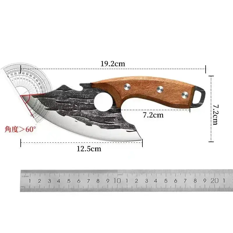 Outdoor Boning Knife Hand Forged For Butchery Premium Meat Cutting Tool For Professional Slaughter And Meat Selling