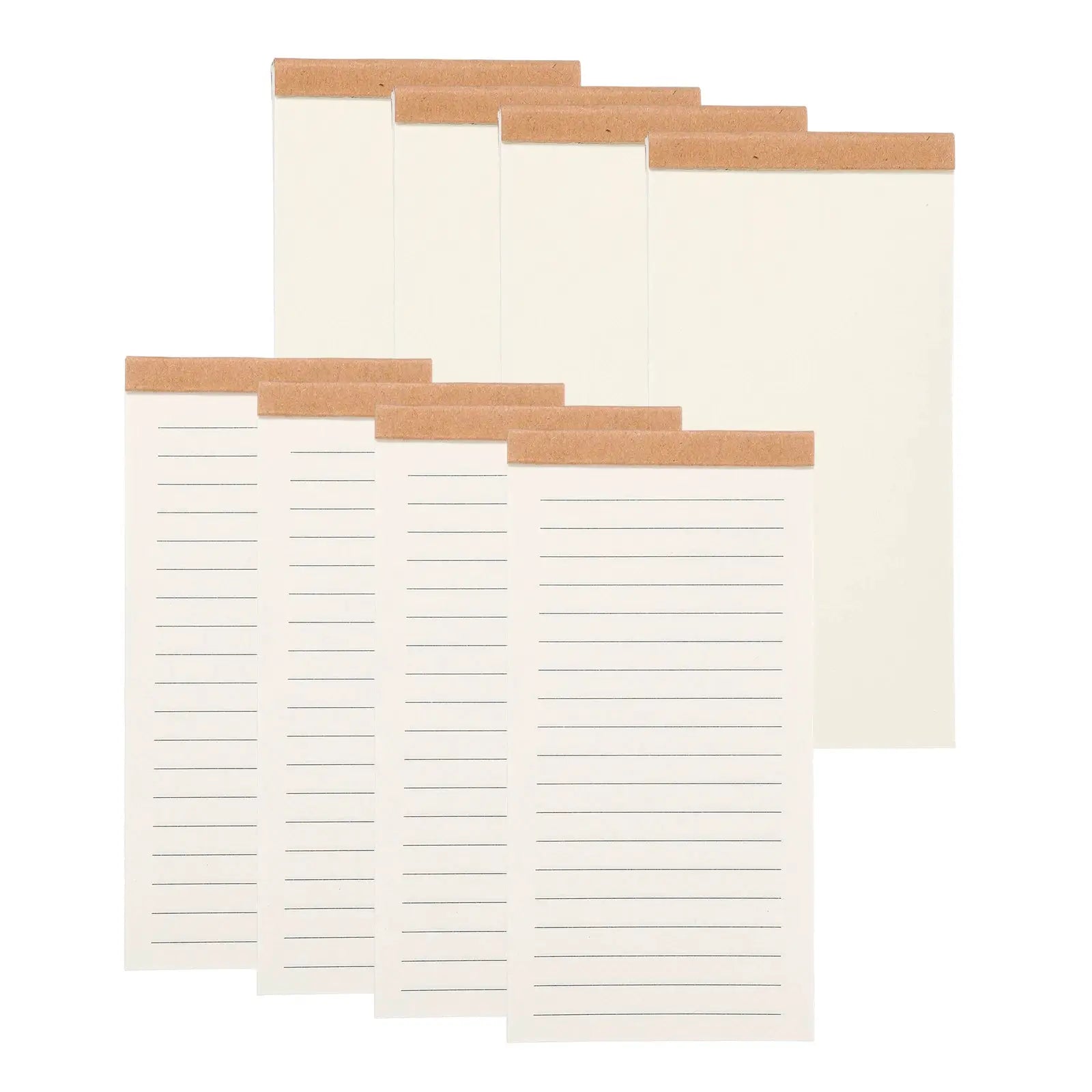 Simples Market cork-topped field notes small notepads set of 8, 50-sheet, ruled pocket notebooks