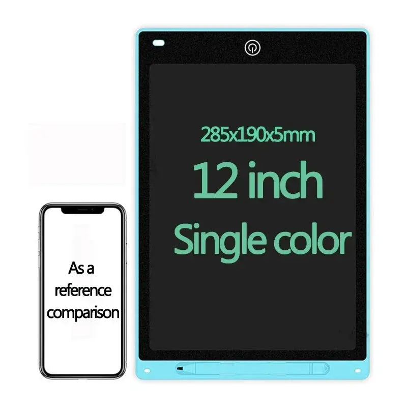 10 And 12 Inch LCD Writing Tablet For Kids Graffiti Sketchpad Handwriting Blackboard Toy Gift