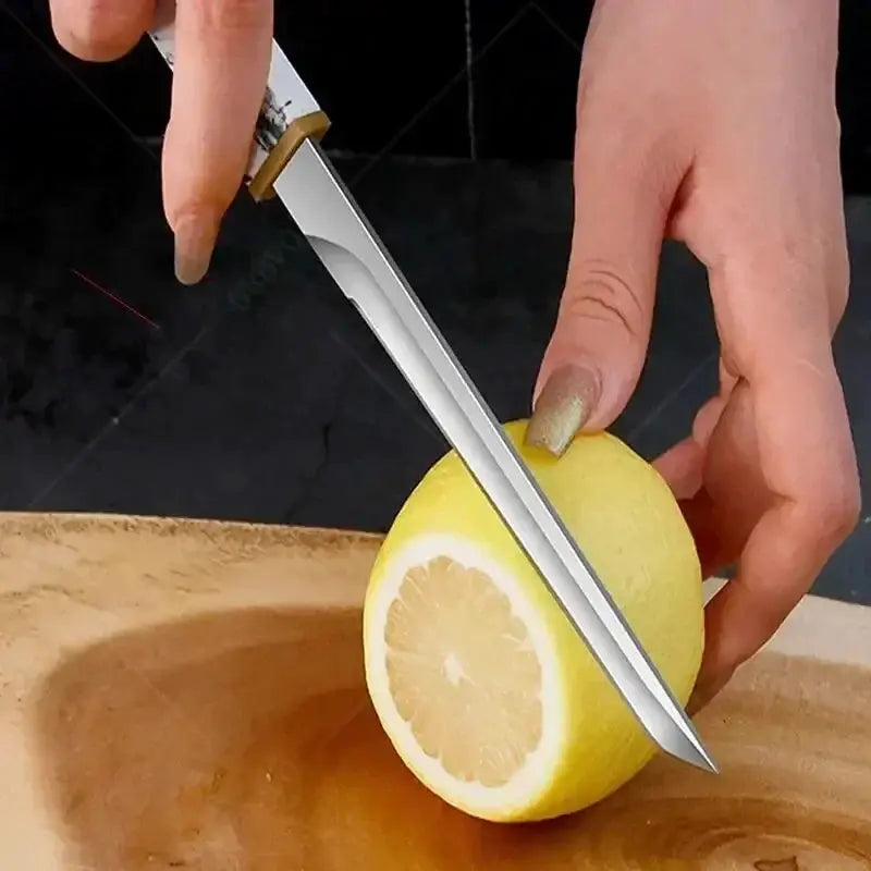 Professional Outdoor Small Knife Stainless Steel For Peeling Fruits And Vegetables And Camping Meat Cutting