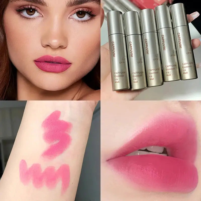 Single Velvet Matte Mist Lip Gloss Waterproof Liquid Lipstick Smudge Proof Not Fade Cup Lip Glaze