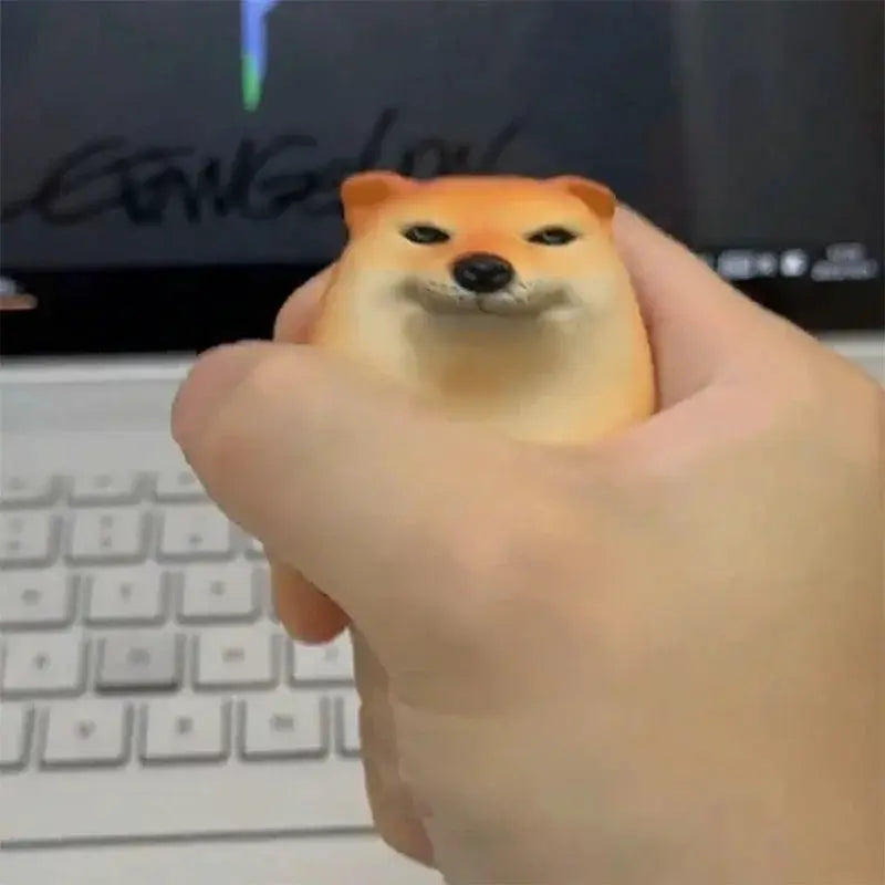 Dog And Egg Shiba Inu Desk Decor Realistic Egg Shape Figurine For Home Office Christmas Gift And Home Decor
