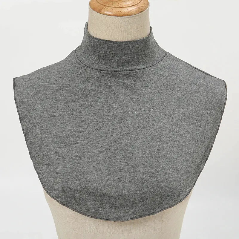 Modista Luxe Modal Turtleneck Hijab Extension With Detachable Neck Warmer For Warm Layered Look