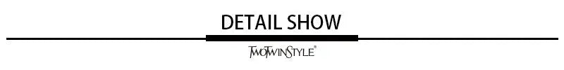 Twotwinstyle Elegant Patchwork Ruffles Chiffon Blouse O Neck Lantern