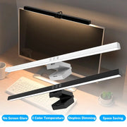 Simples Market 50cm monitor light bar with stepless dimming USB desk lamp, white and black variants.