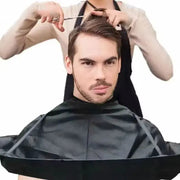 ProGroom Breathable Haircut Umbrella Cape With Three Dimensional Design For Mess Free Home Salon