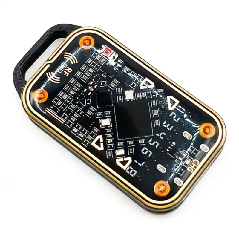FULL-Chameleon Ultra V3.0 RFID reader module, handheld black PCB with gold rim