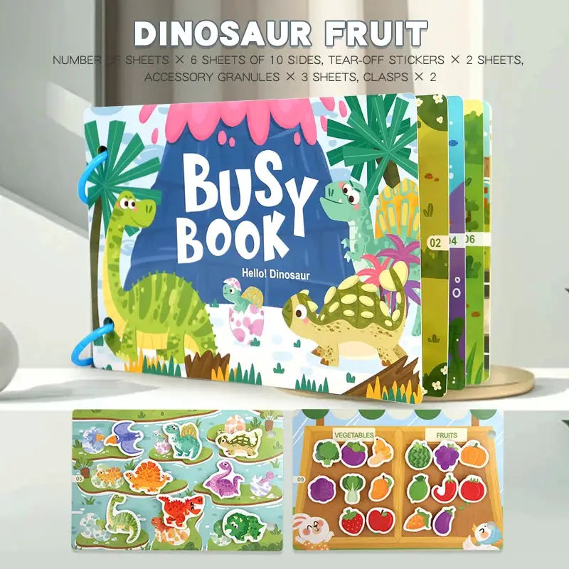 Montessori Baby Busy Book My First Quiet Book For Early Learning Educational Toy With Matching Games For Babies