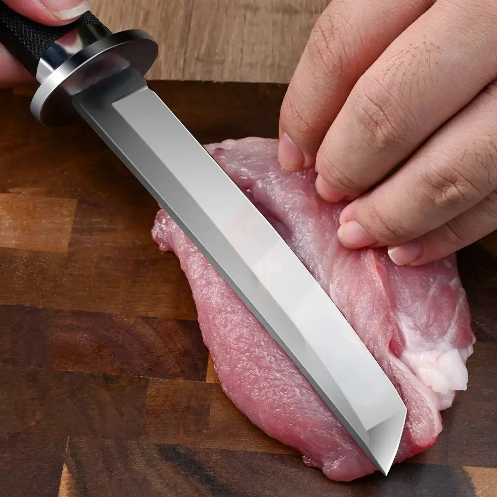 Samurai Inspired Stainless Steel Kitchen Knife Set Multi Purpose Fruit And General Chopping Tools