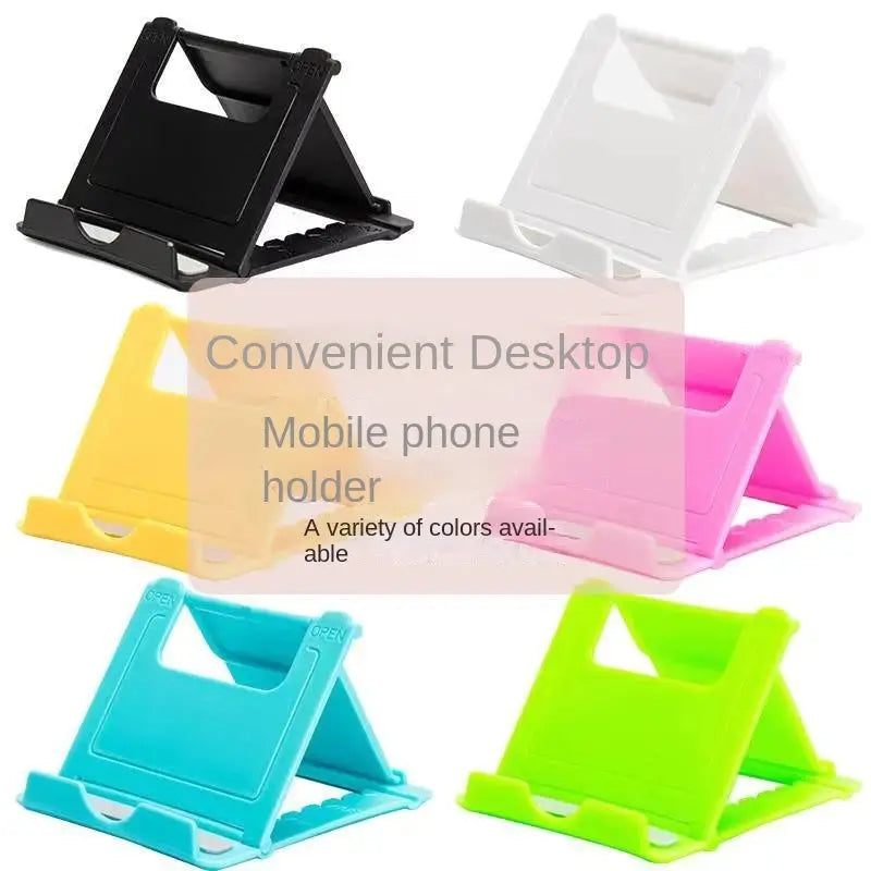 Desktop Lazy Mobile Tablet Folding Stand by Simples Market, 6 color variants.