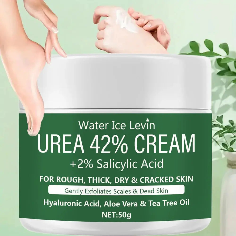 Urea 42% Cream + 2% Salicylic Acid, 50g green-labeled jar for rough, dry skin