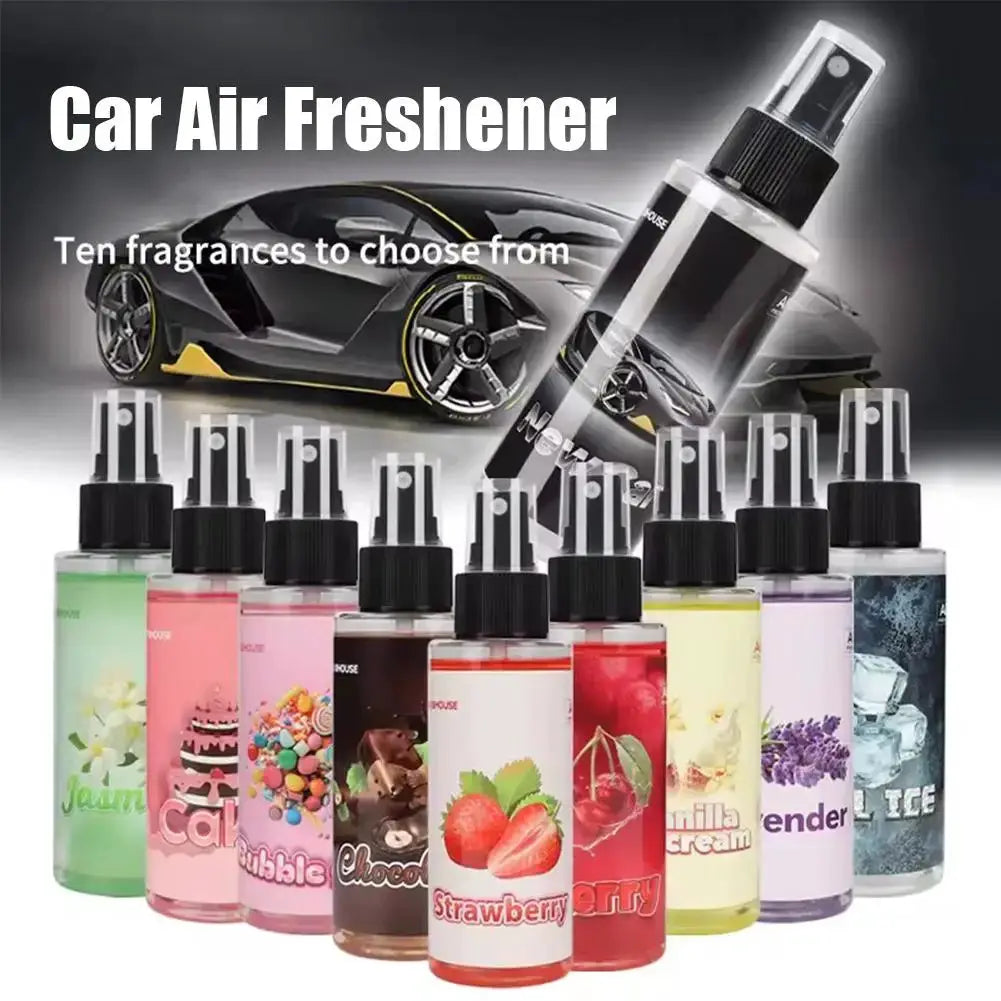 Car Mounted Fragrance Spray Long Lasting Car Air Freshener For Auto Aromatherapy Deodorant
