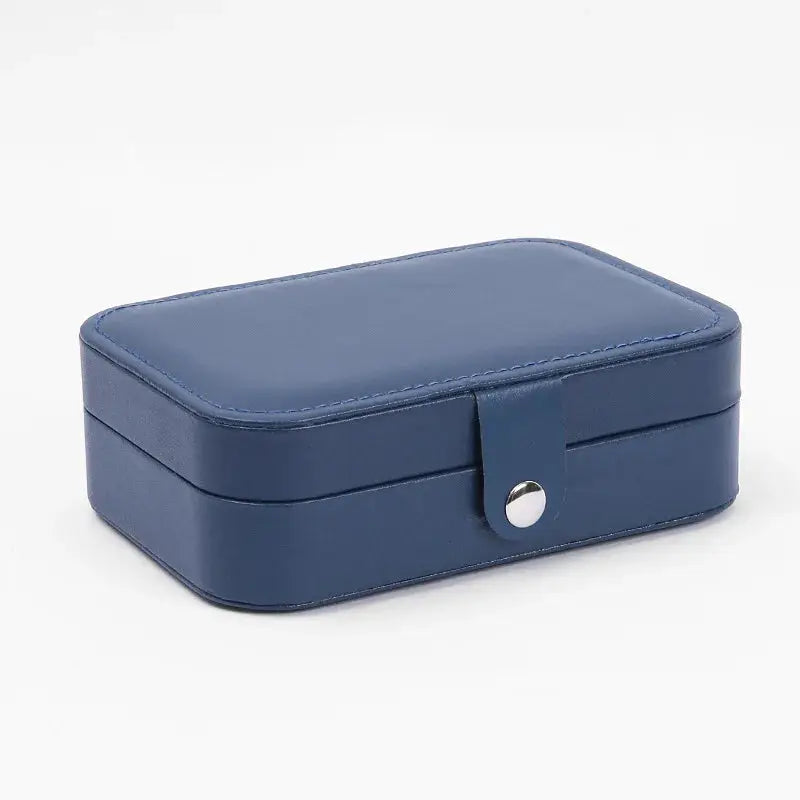 Portable MultiCompartment Jewelry Box With Velvet Lining Pink Travel Friendly Jewelry Organizer For Accessories