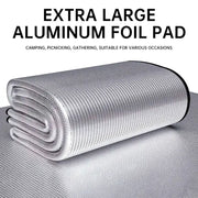 Aluminum foil camping mat, extra large, silver moisture-proof sleeping pad