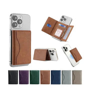 NovaGuard MagSafe Leather Wallet Case For iPhone 16 15 Pro Max 15 14 Pro Slim Card Holder With Magnetic Protection