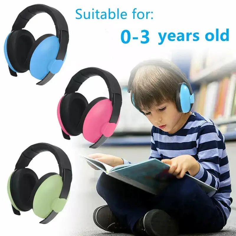 Baby Ear Protection Noise Cancelling Headphones 2 in 1 Convertible Design Earmuffs for Infants Sleep Aid