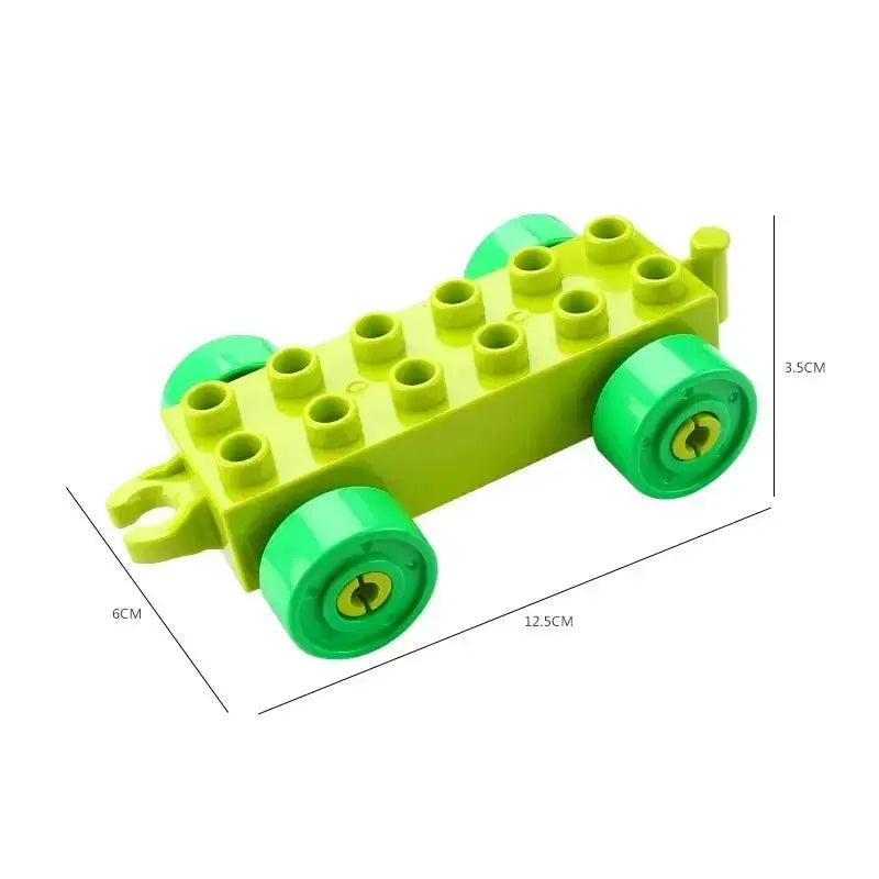 Big Building Blocks Compatible With Large Bricks Road Plates Car Parking Fuel Station Traffic Educational Toys For Kids