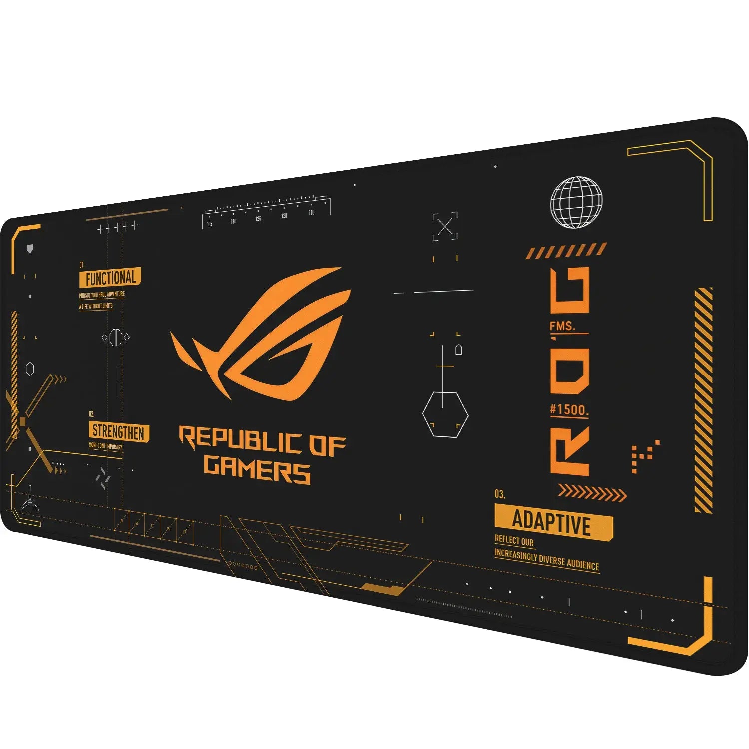 Dapesuom XXL Extended Gaming Mat for PC and Keyboard Large Mouse Pad Non Slip Surface Ultra Smooth Fabric