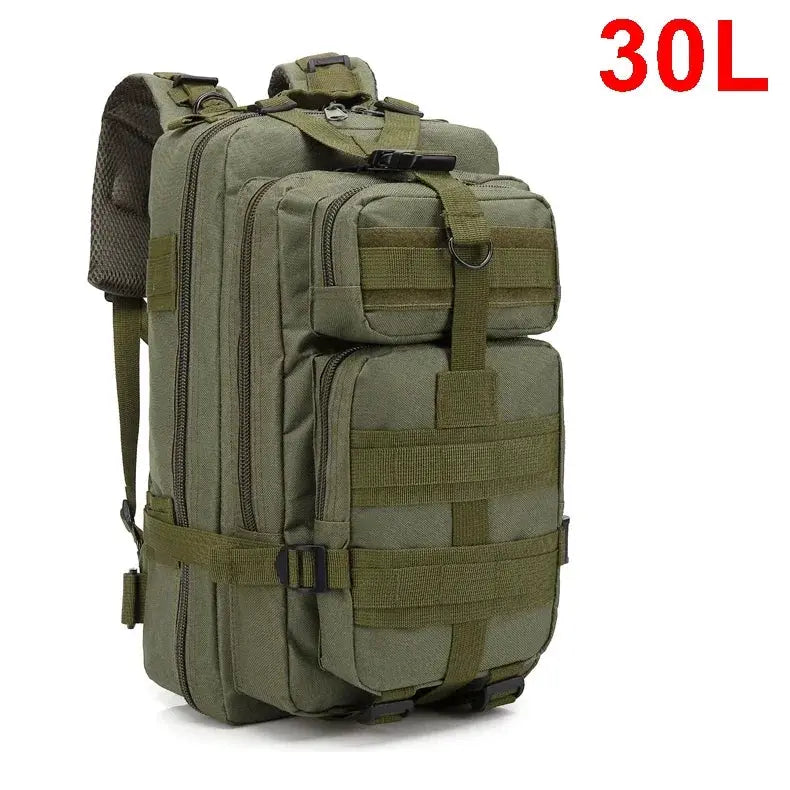 RidgeGuard Tactical Backpack 30L and 50L Durable MOLLE Pack for Hiking Trekking Hunting and EDC