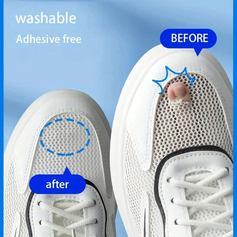 Six Pieces Sports Shoe Repair Patches Self Adhesive Insole Patches For Inside Shoes And High Heels Anti Wear