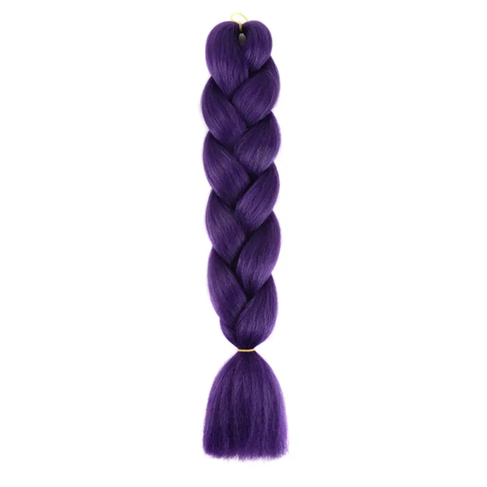 Simples Market jumbo braiding hair extension, 24-inch, afro ombre purple