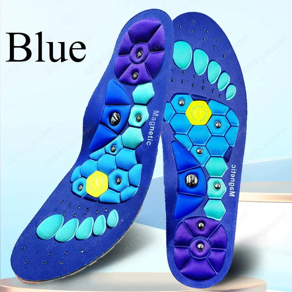 Medical Magnetic Therapy Insoles For Sports And Foot Health Acupressure Massage Anti Fatigue Weight Loss