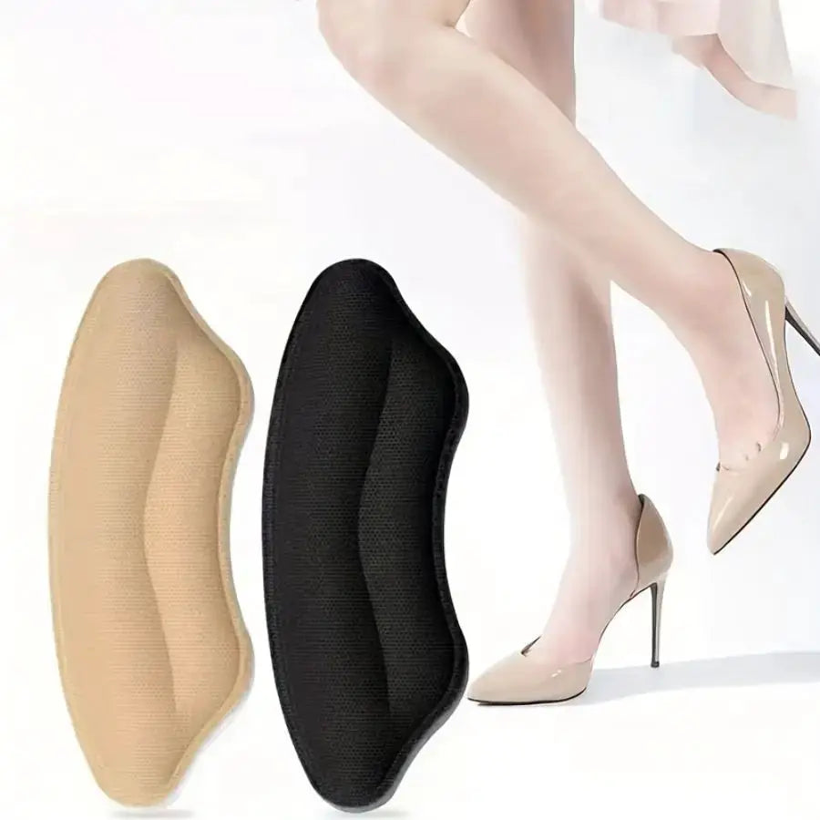 8 Pack Self Adhesive Heel Pads for Big Shoes Memory Foam Heel Protectors Improve Fit and Comfort Prevent Heel Slippage