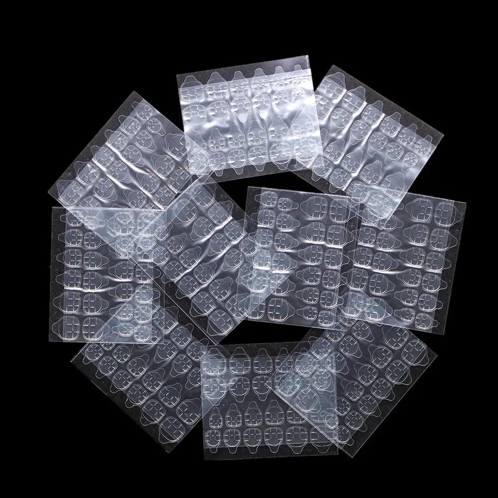 Double Sided Nail Glue Sticker Adhesive Tabs For Fake Nails Waterproof Breathable