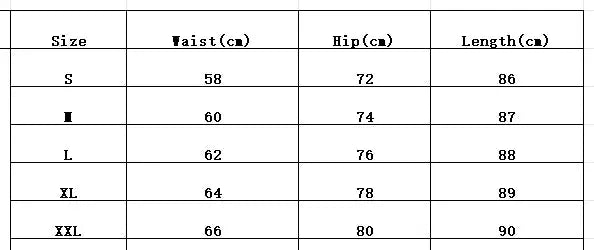 Spring New Leisure Shark leggings size chart; black sport leggings waist 58–66 cm, hip 72–80 cm, length 86–90 cm