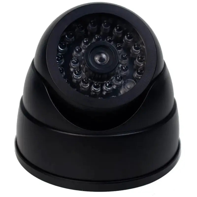 1 Piece Dummy Fake Camera With LED Red Light Battery Operated No Wiring Required Indoor Outdoor Dome Security Camera