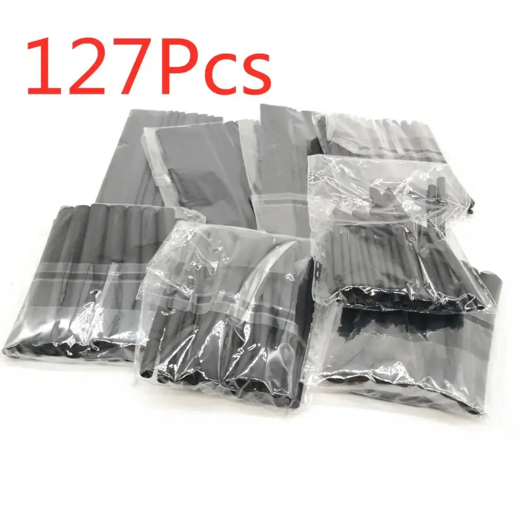 Heat Shrink Tubing Kit 127 To 750 Pcs Polyolefin Thermoresistant Insulation Sleeving For Electrical Wires And Cables