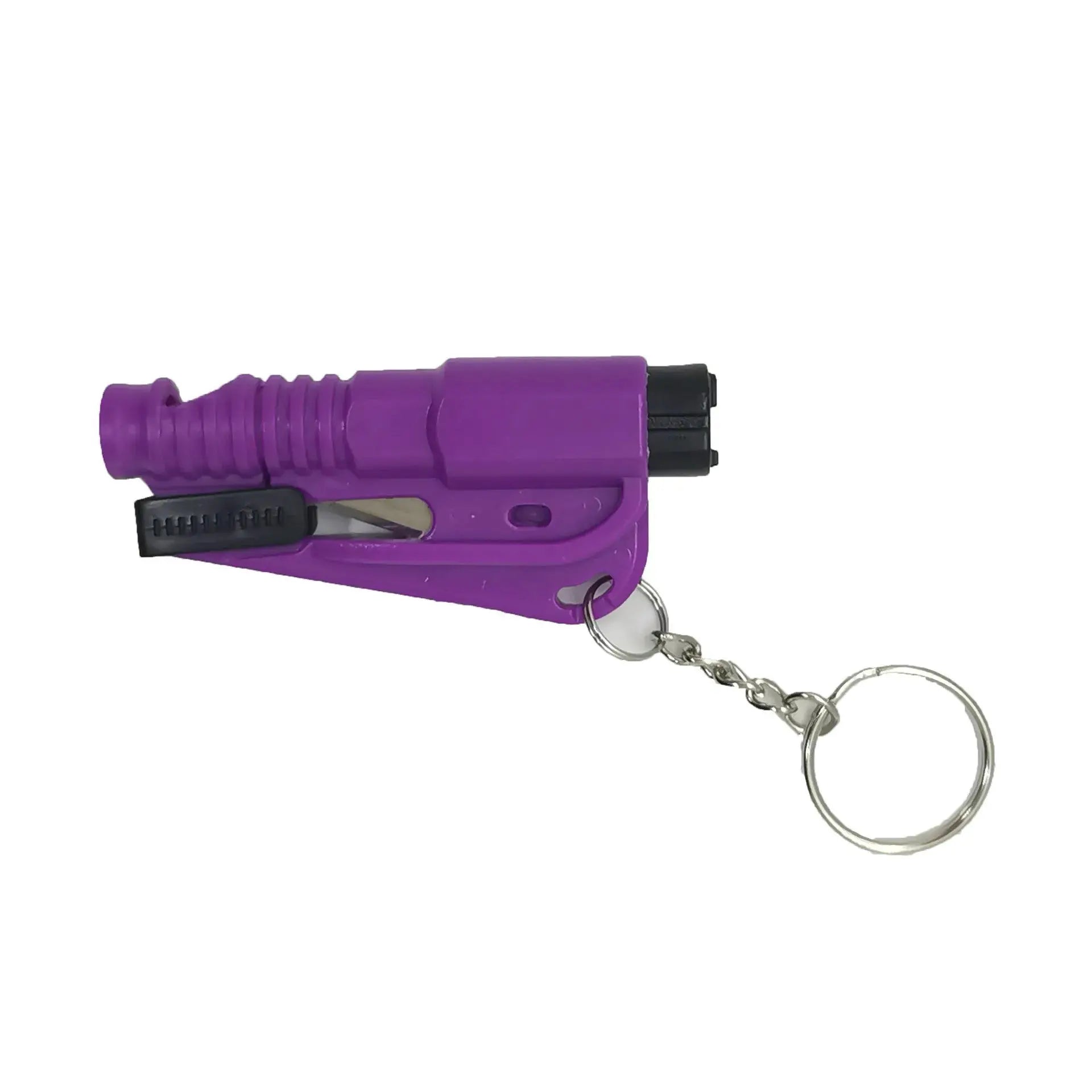 Safety Hammer With Rescue Whistle 2 In 1 Car Escape Tool Window Breaker And Seatbelt Cutter Compact Emergency Tool