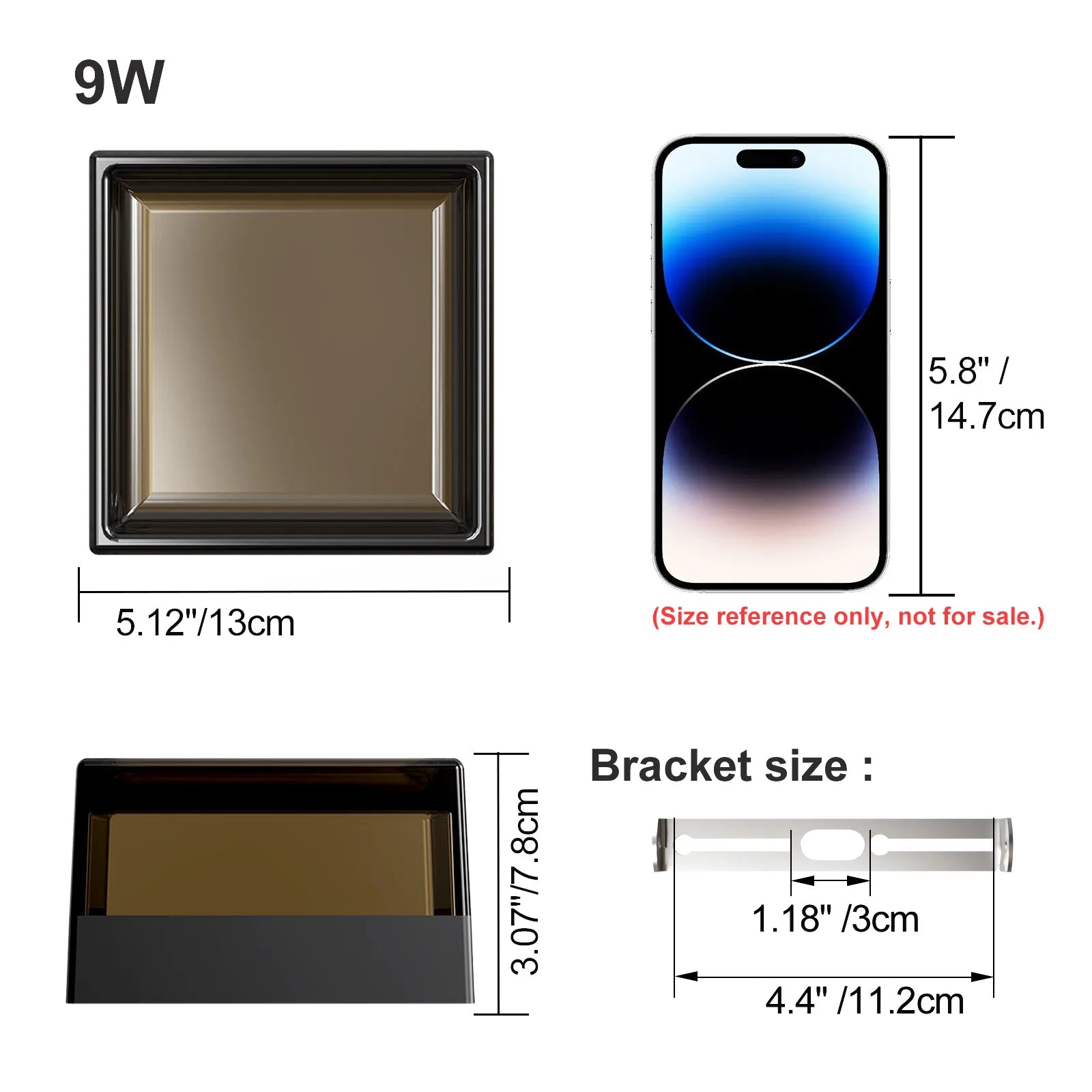 LVL Modern LED Wall Lamp 9W smokey grey IP65 waterproof wall sconce by Simples Market