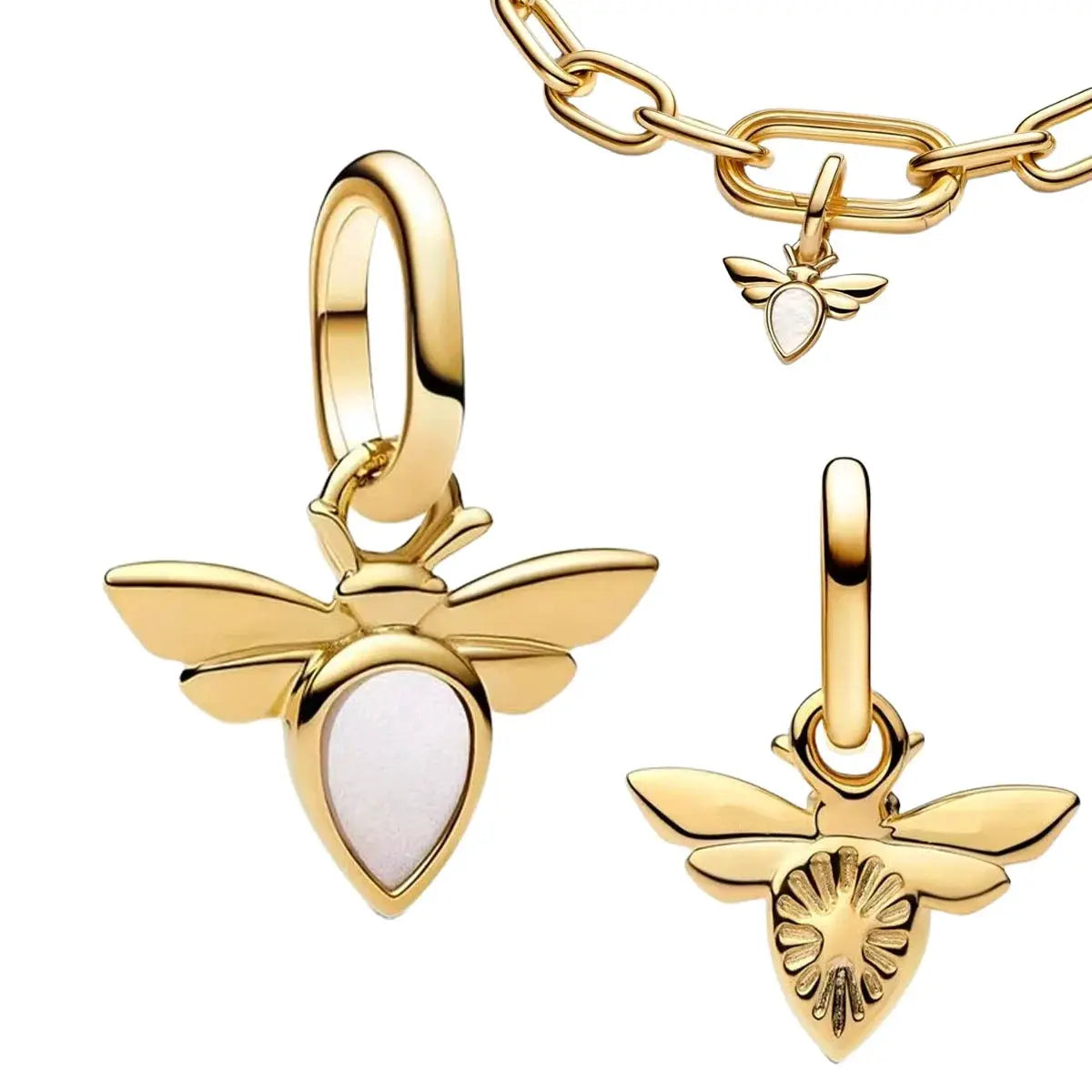 925 Silver Relief Carved Palm Leaf Heart Charm Set With Blue Dragonfly Butterfly Hummingbird Enamel Dangles For Bracelet