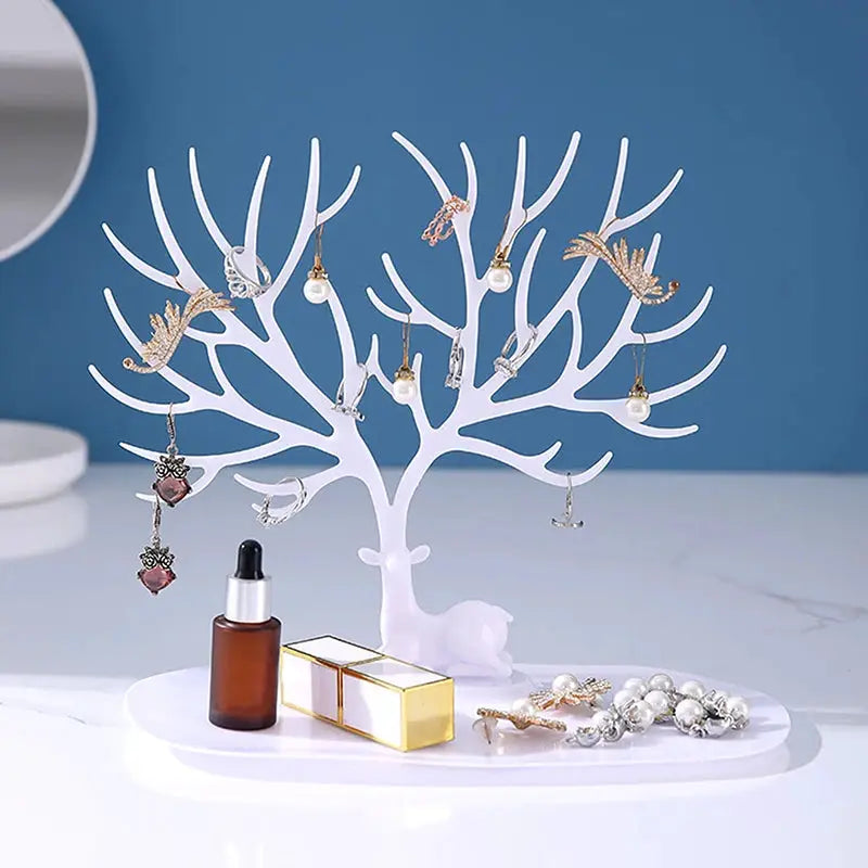 Aurora Home Acrylic Tree Jewelry Display Stand Desktop Organizer For Earrings Necklaces Rings Bracelets