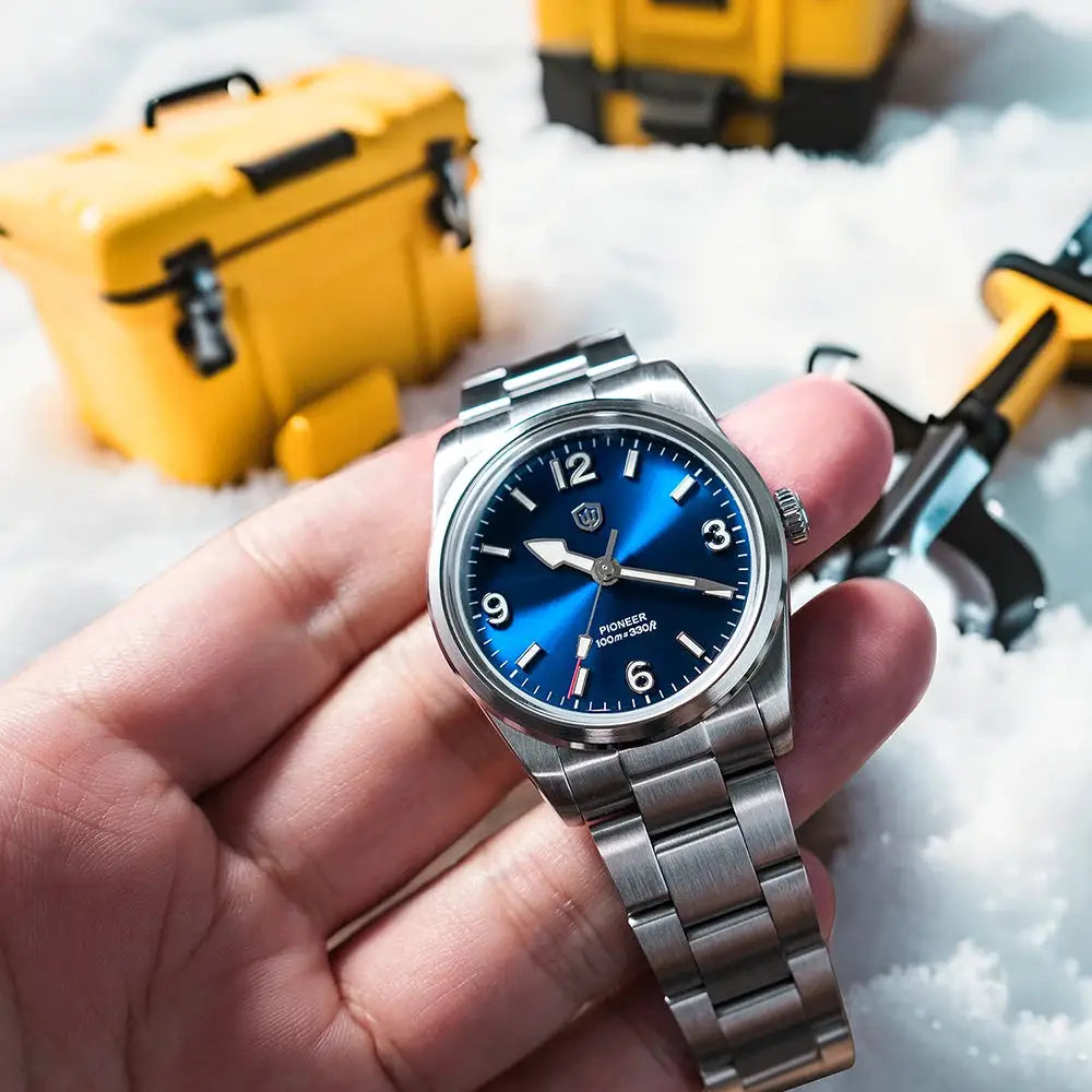 Watchdives WD1960S V2 stainless steel wristwatch with blue dial and sapphire crystal – Simples Market