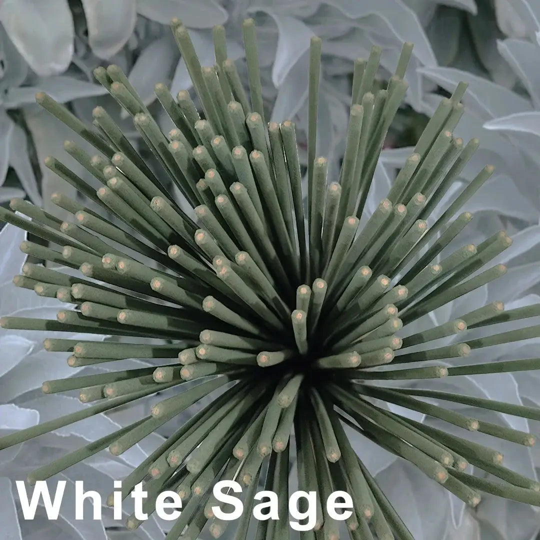White Sage Incense Sticks Pack 20 50 8.66 Inch Long For Yoga And Meditation Purifies Mind And Eliminates Negative Energy