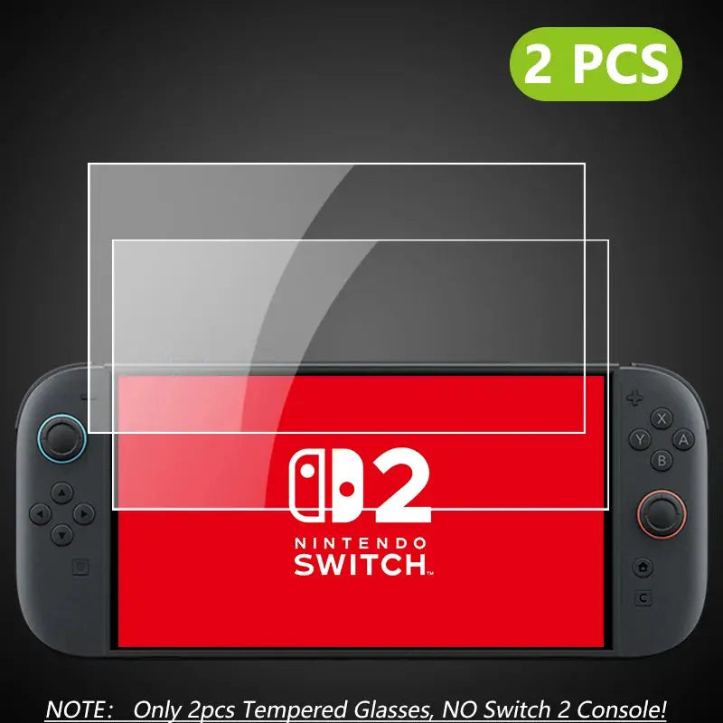 NS2 HD Tempered Glass Screen Protector For 2025 Nintendo Switch 2 With 9H Hardness Anti Scratch Crystal Clear