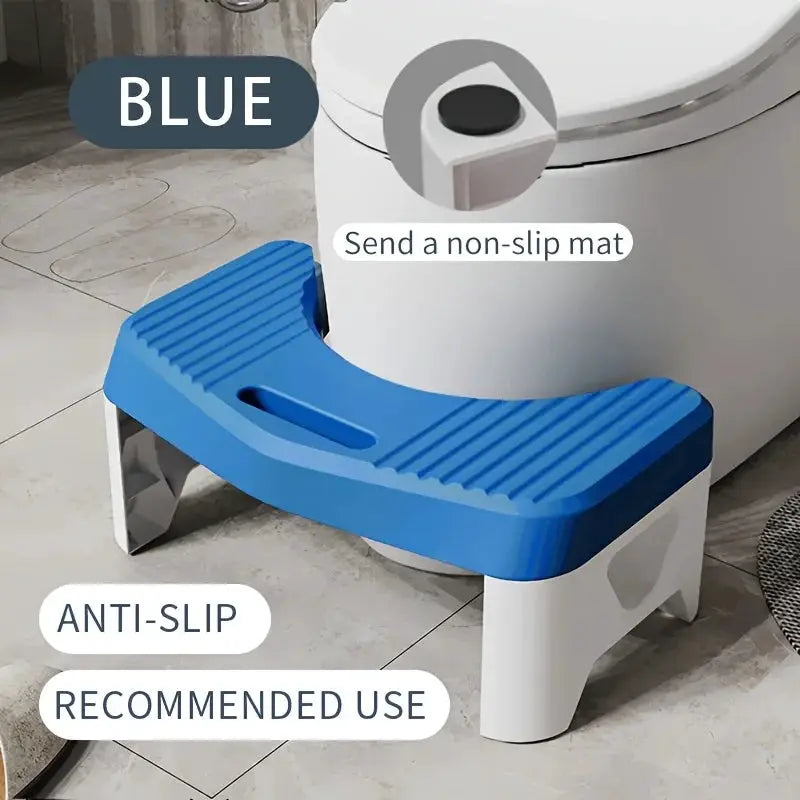 Ergonomic Toilet Stool For Adults Kids And Pregnant Women With Nonslip Surface Squatting Footstool