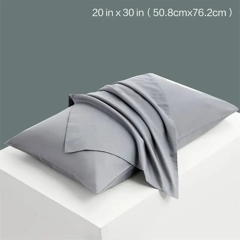 Simples Market solid color pillow cover, 20 x 30 in, light gray rectangular pillowcase.