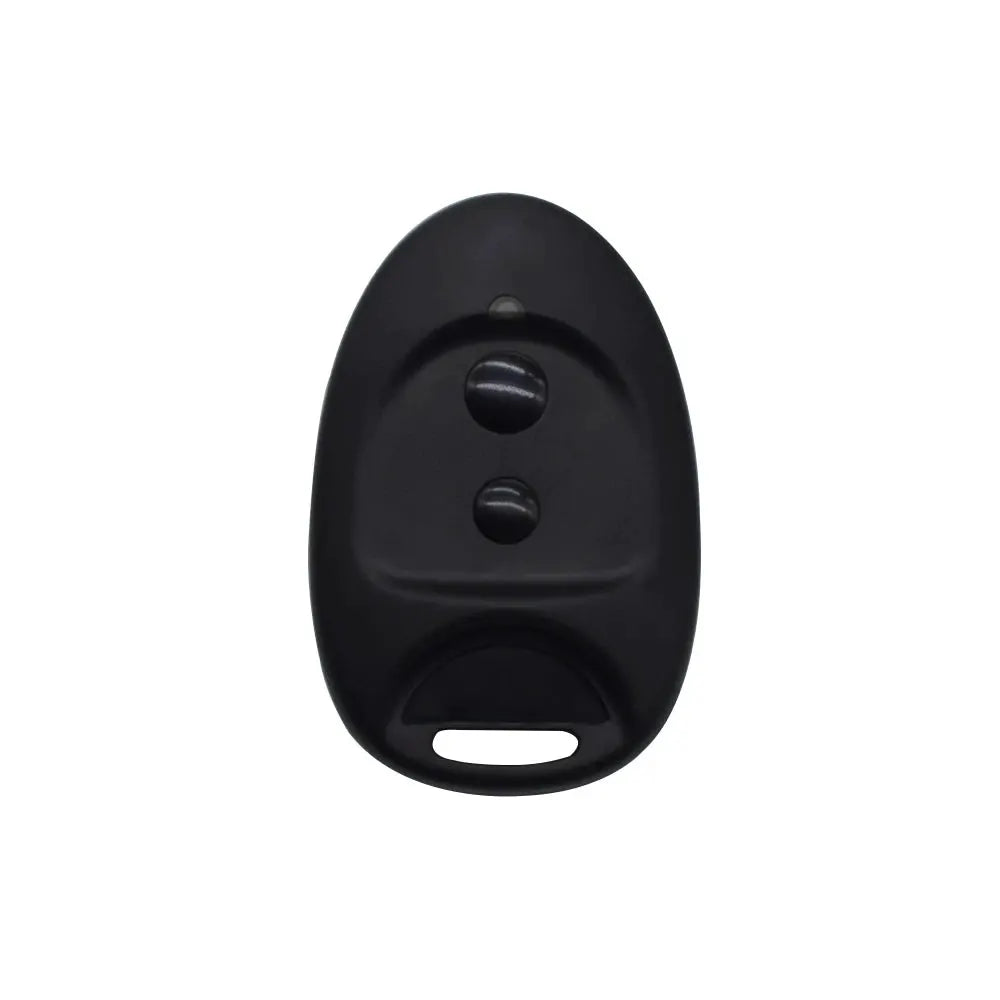 Simples Market Space SP2 SP4 433.92MHz garage door remote, black handheld transmitter with two buttons and keyring hole