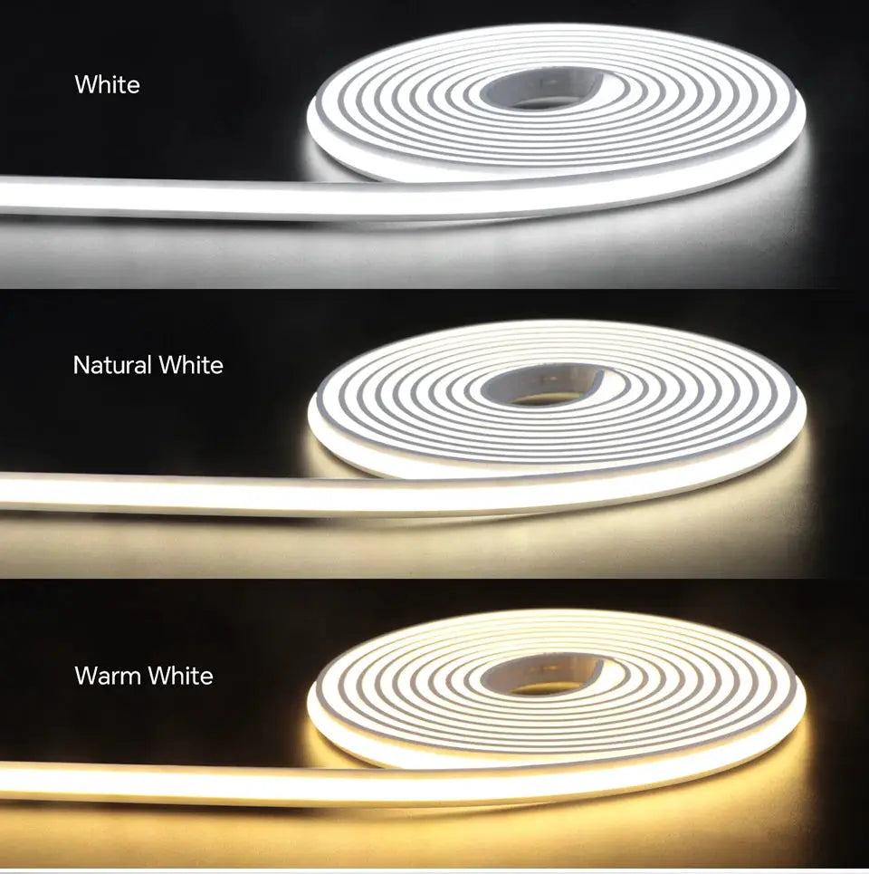 Simples Market self-adhesive COB LED under-cabinet light strip; touch-dimmable, white, natural white, warm white options